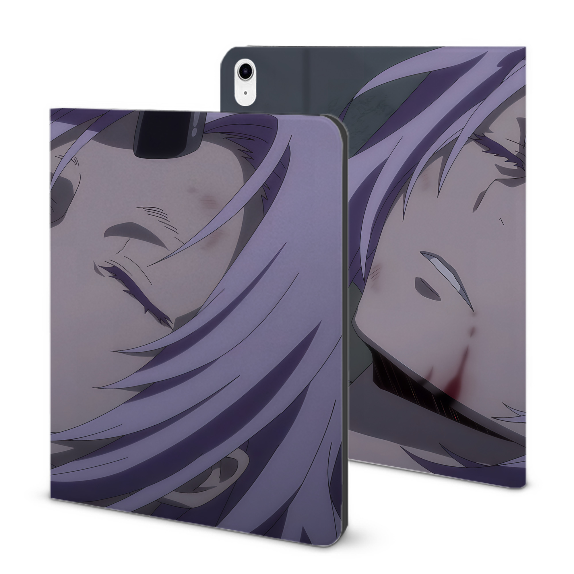 （画像用） 転スラ Regarding Reincarnated to Slime IPad ケース ブック型 PUレザー TPU 耐衝撃 軽量 薄型 ペン収納なし 全面保護 IPad 各モデル対応